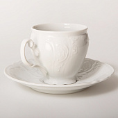  Чашка 240 мл с блюдцем 160 мм высокая Thun Bernadotte,недекорированная БТФ0062 