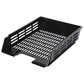 Лоток горизонтальный для бумаг Brauberg Basic, А4, с пазами, сетчатый, черный, 237011 Лоток горизонтальный для бумаг Brauberg Basic, А4, с пазами, сетчатый, черный, 237011