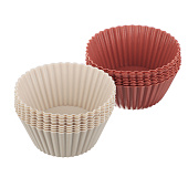 Набор форм силиконовых 16шт, 6,5x3,3 см "Кекс" Vetta 891-025 Набор форм силиконовых 16шт, 6,5x3,3 см "Кекс" Vetta 891-025