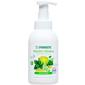 Жидкое мыло-пенка для рук и тела SYNERGETIC Мятный лайм 500мл Жидкое мыло-пенка для рук и тела SYNERGETIC Мятный лайм 500мл