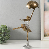  Сувенир Девушка с зонтом, 19х7х28,5 см, полистоун, 9759402 