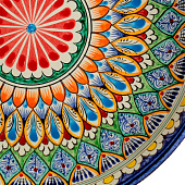 Ляган Риштанская Керамика "Узоры", 25 см, синий 5279318 Ляган Риштанская Керамика "Узоры", 25 см, синий 5279318