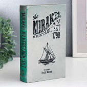 Сейф-книга дерево кожзам Корабль. Чудо. Девид Нельсон 21х13х5 см 5860292 Сейф-книга дерево кожзам Корабль. Чудо. Девид Нельсон 21х13х5 см 5860292