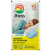 Пластины для фумигатора от комаров Дэта insecto 10шт Пластины для фумигатора от комаров Дэта insecto 10шт