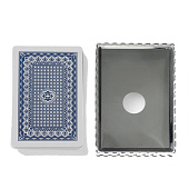 Карты игральные пластиковые 54 шт Время игры, покер, 9,5 х 6,5 см, синяя рубашка 10747168 Карты игральные пластиковые 54 шт Время игры, покер, 9,5 х 6,5 см, синяя рубашка 10747168