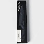  Нож - шеф кухонный Magistro Vantablack 17,8 см, цвет чёрный 9824463 