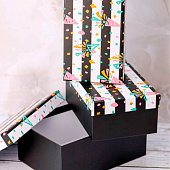 Подарочная коробка «Festive confetti», 18х12х7 Подарочная коробка «Festive confetti», 18х12х7