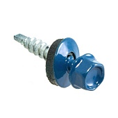 Саморезы кровельные 5,5х19мм, 250шт, RAL 5005 синий Саморезы кровельные 5,5х19мм, 250шт, RAL 5005 синий