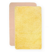  Набор ковриков для ванны и туалета 60х100 и 50х60 SOFT SHAGGY Yellow желтый 1 20 Bombini 