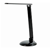 Светильник настольный LED 9Вт NL61 регулир яркости часы будильник черный /National Светильник настольный LED 9Вт NL61 регулир яркости часы будильник черный /National