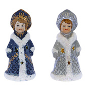  Фигурка декор."Снегурочка" с подсветкой, L5 W5 H11см,2в.(2xLR44,не прилаг.) 753826 