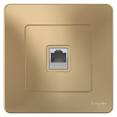 Розетка компьютерная СП BLANCA RJ45 титан SchE BLNIS045004 Розетка компьютерная СП BLANCA RJ45 титан SchE BLNIS045004