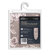 Чехол для гладильной доски HAUSHALT flowers 1300х550 мм HCL2/F Чехол для гладильной доски HAUSHALT flowers 1300х550 мм HCL2/F