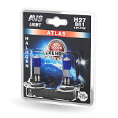 Автолампа галогенная AVS ATLAS /5000К/ H27/881 12V.27W.блистер- 2шт. Автолампа галогенная AVS ATLAS /5000К/ H27/881 12V.27W.блистер- 2шт.