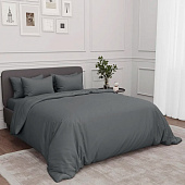 Комплект постельного белья Mariya DeLuxe Евро Хл.100%, Грей Комплект постельного белья Mariya DeLuxe Евро Хл.100%, Грей