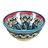 Пиала чайная Риштанская керамика "Узоры" большая, микс 5279338 Пиала чайная Риштанская керамика "Узоры" большая, микс 5279338