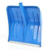 Лопата снеговая Метелица 430х490, без черенка, алюминиевая планка Лопата снеговая Метелица 430х490, без черенка, алюминиевая планка