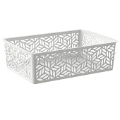Корзинка универсальная 2,0л "Linden" 230х160х70мм Светло-серый 221313121/03 Корзинка универсальная 2,0л "Linden" 230х160х70мм Светло-серый 221313121/03