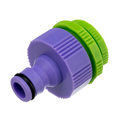  Адаптер пластмассовый, 1/2"-3/4"-1", внутренняя резьба Palisad 65635 