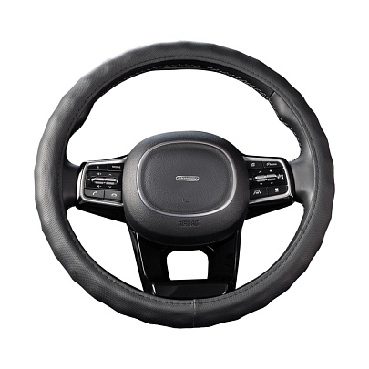 Оплетка SKYWAY Top-1 M Черная экокожа Оплетка SKYWAY Top-1 M Черная экокожа