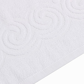  Полотенце 30х60 Love Life Border махровое, белый, 380 гр/м2, 9097606 