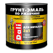ГРУНТ - ЭМАЛЬ по ржавчине "DALI" 0,7 л - база А