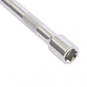 Удлинитель, 100 мм, 1/4", CrV, полированный хром, для работ в труднодост. местах// MATRIX MASTER Удлинитель, 100 мм, 1/4", CrV, полированный хром, для работ в труднодост. местах// MATRIX MASTER