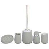  Стакан для зубных щёток керамика Soft серый B4333A-2G 