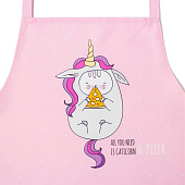  Фартук Этель Caticorn 70х60 см, 100% хлопок, саржа 190 г/м2 4645854 