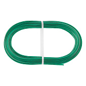  Трос металлополимерный зеленый 3мм,20м.п. Сибртех ПР-3.0 