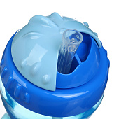 Поильник с силиконовой трубочкой, 340 мл., цвет Голубой 10792861 Поильник с силиконовой трубочкой, 340 мл., цвет Голубой 10792861