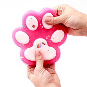 Мялка Кошачья лапка, с блёстками, цвета микс, 10843338 Мялка Кошачья лапка, с блёстками, цвета микс, 10843338