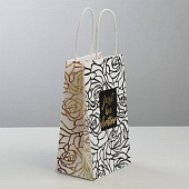 Пакет подарочный крафт «Just be better», 12 х 21 х 9 см, 3823472 Пакет подарочный крафт «Just be better», 12 х 21 х 9 см, 3823472