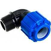 Отвод НР 20x3/4" PN 16 ПНД
