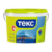 Краска латексная для потолков Текс Универсал 3кг Краска латексная для потолков Текс Универсал 3кг