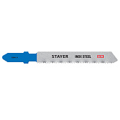 Полотна STAYER, T118AF, по металлу (1,5-3мм), T-хвост., шаг 1,4мм, 50мм(уп. 2шт) Полотна STAYER, T118AF, по металлу (1,5-3мм), T-хвост., шаг 1,4мм, 50мм(уп. 2шт)