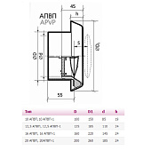  Анемостат приточно-вытяжной Д=100 10АПВП 