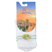  Детские носки 2082 огонек, белый/красный/желтый, р. 18-20 