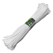  Шнур вязаный полипропиленовый с серд. белый, 5 мм, L20 м , Россия// Сибртех 