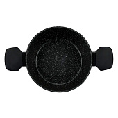 Кастрюля 2,3л. с крышкой 20см Linea GRANITO NERO 93-AL-GN-4-20