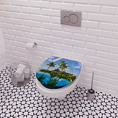 Сиденье для унитаза Остров 105011 Delphinium Сиденье для унитаза Остров 105011 Delphinium