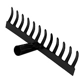  Грабли прямые, 12 зубьев, без черенка, Сибртех 61746 