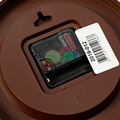 Часы настенные круг d=19,5см, корпус коричневый " Капибара" Часы настенные круг d=19,5см, корпус коричневый " Капибара"