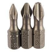 Набор бит №1 Ph1,2,3-50мм (3 шт) "Quadro Torsion" Набор бит №1 Ph1,2,3-50мм (3 шт) "Quadro Torsion"