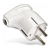 Эл.вилка угловая с/з бел.16А А105 "У" Эл.вилка угловая с/з бел.16А А105 "У"