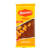 Шоколад молочный Яшкино, с арахисом, 90 г Шоколад молочный Яшкино, с арахисом, 90 г
