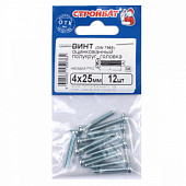 Винт оцинк.пкр. DIN 7985 М 4х25 (12шт) Винт оцинк.пкр. DIN 7985 М 4х25 (12шт)