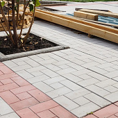 Плитка тротуарная Калифорния серая 300х300х30мм (11шт/м2) Плитка тротуарная Калифорния серая 300х300х30мм (11шт/м2)