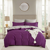 Комплект постельного белья 2 спальный сатин однотонный комбинир-й, SK020 Комплект постельного белья 2 спальный сатин однотонный комбинир-й, SK020