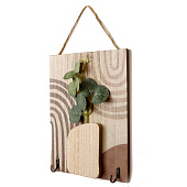 Ключница дерево "Абстракция. Прямоугольник. Цветок" 1,5х19,5х23,5 см 10532043 Ключница дерево "Абстракция. Прямоугольник. Цветок" 1,5х19,5х23,5 см 10532043